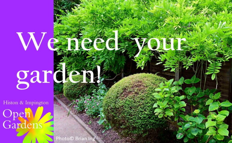 We need your garden!